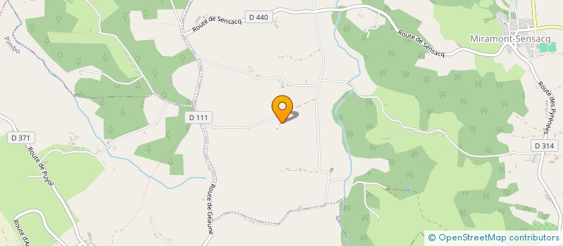 localisation de l'entreprise MADAME CAROLINE BAILLET  PAYROS-CAZAUTETS