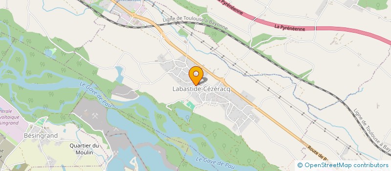 localisation de l'entreprise MADAME CAROLINE BALCOU  LABASTIDE-CEZERACQ