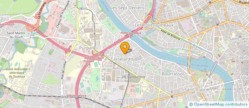 localisation de l'entreprise MADAME CAROLINE BALECH à TOULOUSE