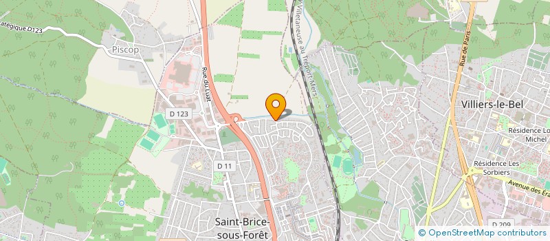 localisation de l'entreprise MADAME CAROLINE BANTOS  SAINT-BRICE-SOUS-FORET