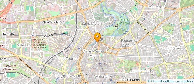 localisation de l'entreprise MADAME CAROLINE BARBE  RENNES