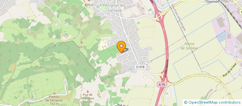 localisation de l'entreprise MADAME CAROLINE BARBE  PERIGNAT-LES-SARLIEVE