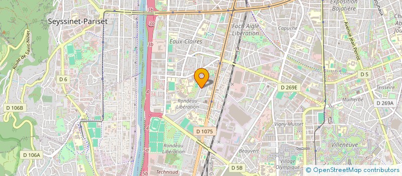 localisation de l'entreprise MADAME CAROLINE BARBEY à GRENOBLE