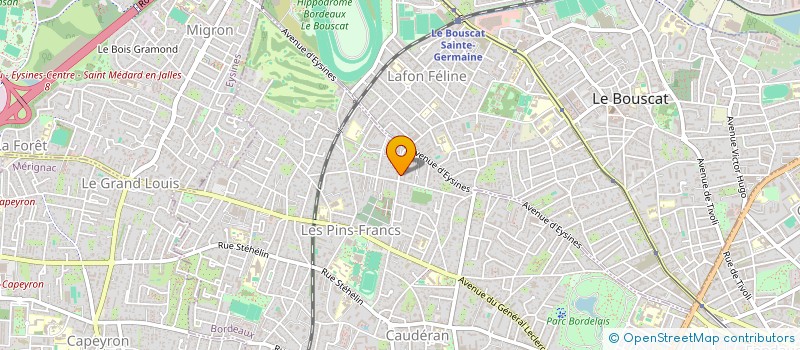 localisation de l'entreprise MADAME CAROLINE BARNSHAW à BORDEAUX