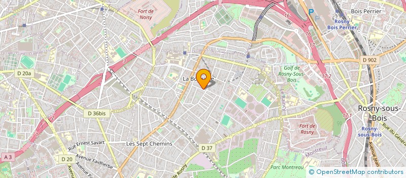 localisation de l'entreprise MADAME CAROLINE BARNY à MONTREUIL