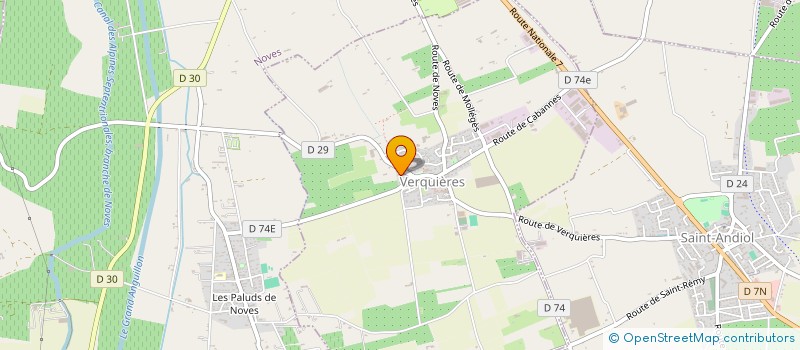 localisation de l'entreprise MADAME CAROLINE BARRA  VERQUIERES