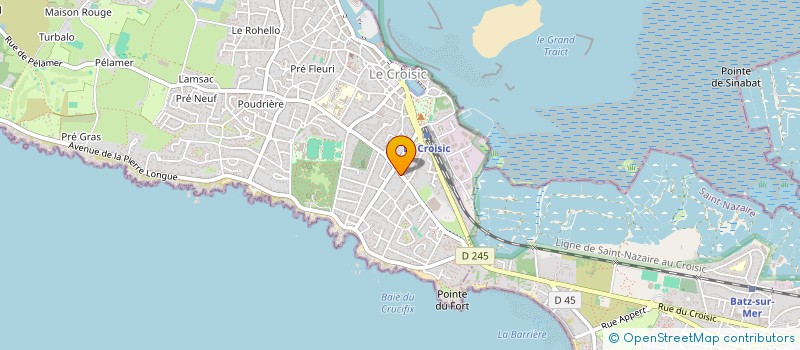 localisation de l'entreprise MADAME CAROLINE BARRAY  LE POULIGUEN