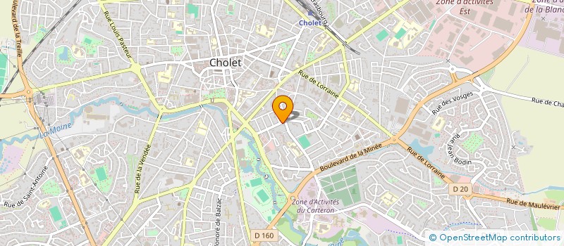 localisation de l'entreprise MADAME CAROLINE BARRE à CHOLET