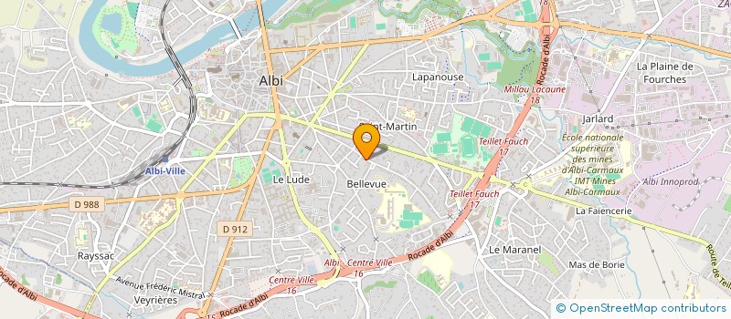 localisation de l'entreprise MADAME CAROLINE BARTHE à ALBI