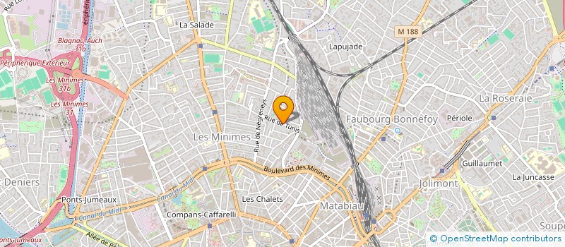 localisation de l'entreprise MADAME CAROLINE BARTOLO  TOULOUSE