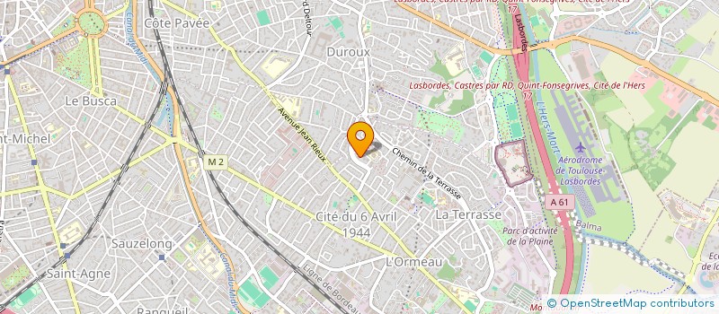 localisation de l'entreprise MADAME CAROLINE BASTIT à TOULOUSE
