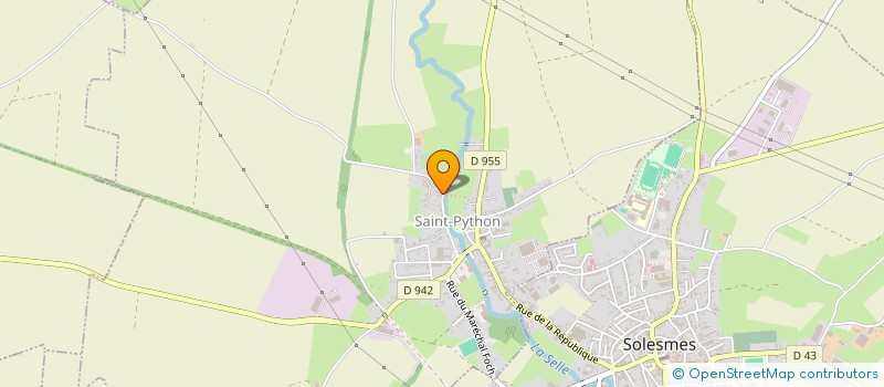 localisation de l'entreprise MADAME CAROLINE BASUYAUX  SAINT-PYTHON