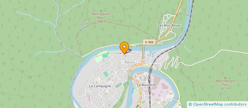 localisation de l'entreprise MADAME CAROLINE BATLLE à REVIN