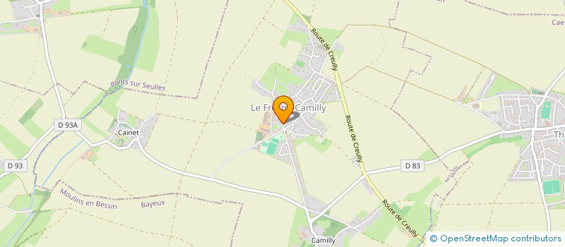 localisation de l'entreprise MADAME CAROLINE BAUCHET  CREULLY SUR SEULLES