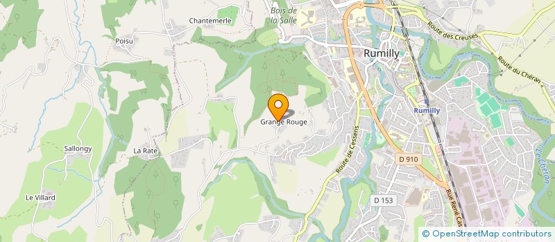 localisation de l'entreprise MADAME CAROLINE BAUD  RUMILLY