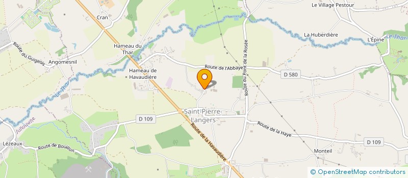 localisation de l'entreprise MADAME CAROLINE BAUDRY  SAINT-PIERRE-LANGERS