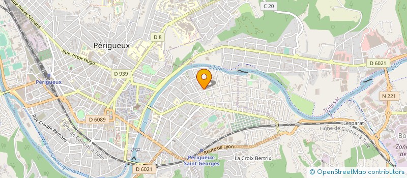 localisation de l'entreprise MADAME CAROLINE BAUDY à PERIGUEUX