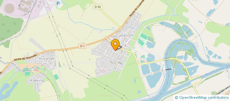 localisation de l'entreprise MADAME CAROLINE BAUER  CATTENOM