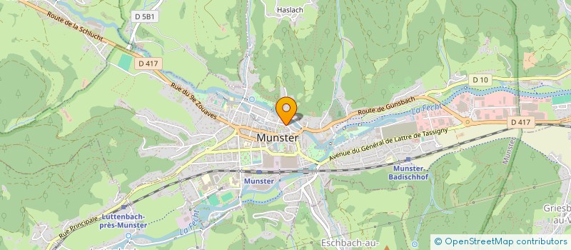 localisation de l'entreprise MADAME CAROLINE BAUMGART à MUNSTER