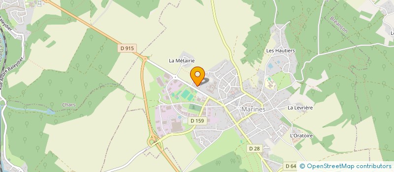 localisation de l'entreprise MADAME CAROLINE BAURAS  MARINES