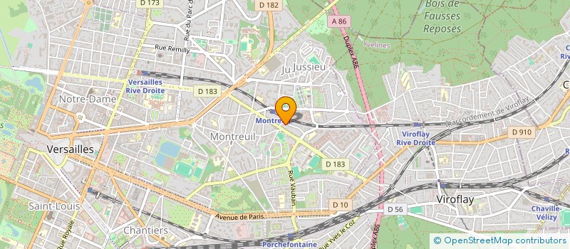 localisation de l'entreprise MADAME CAROLINE BAYART à VERSAILLES