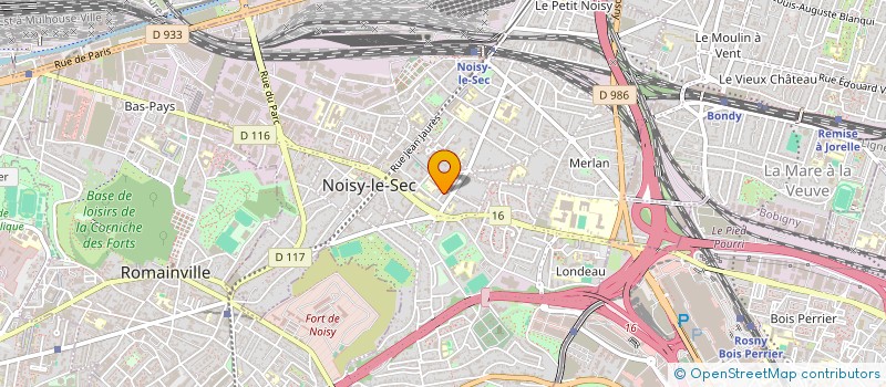 localisation de l'entreprise MADAME CAROLINE BEAUDOUIN à NOISY-LE-SEC