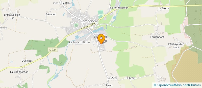 localisation de l'entreprise MADAME CAROLINE BEAUJOUAN  CAMPENEAC