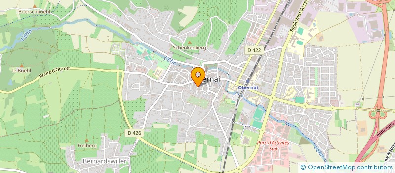 localisation de l'entreprise MADAME CAROLINE BECK  OBERNAI