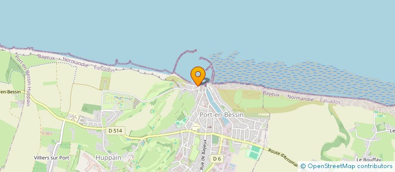 localisation de l'entreprise MADAME CAROLINE BECRET  AURE SUR MER