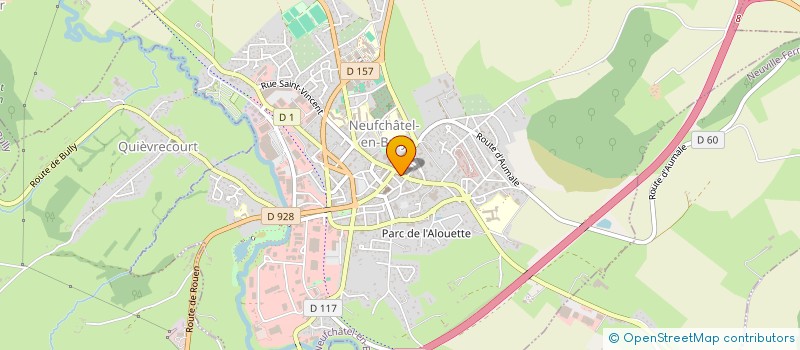localisation de l'entreprise MADAME CAROLINE BECU à NEUFCHATEL-EN-BRAY