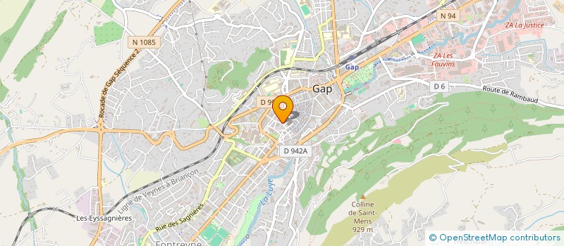 localisation de l'entreprise MADAME CAROLINE BEGUE  GAP