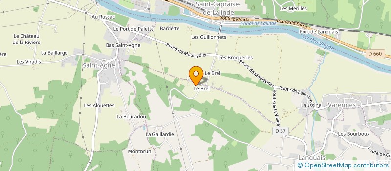 localisation de l'entreprise MADAME CAROLINE BEGUINOT à LALINDE