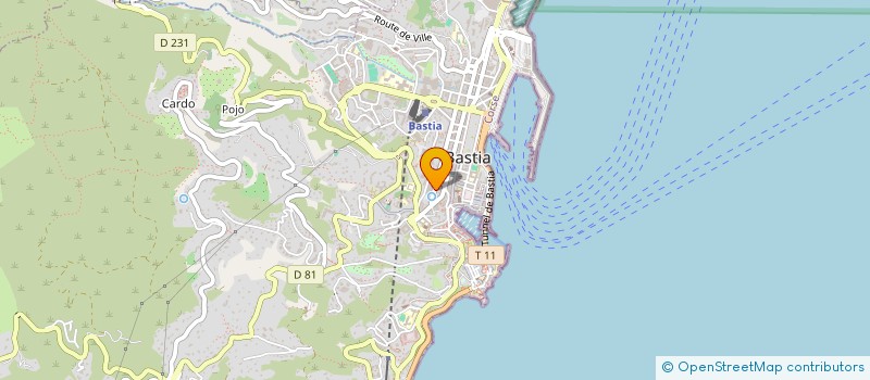 localisation de l'entreprise MADAME CAROLINE BEHAR à BASTIA