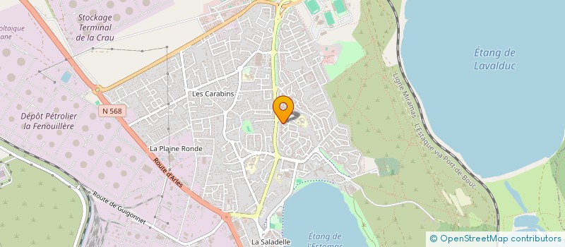 localisation de l'entreprise MADAME CAROLINE BELARBI  FOS-SUR-MER