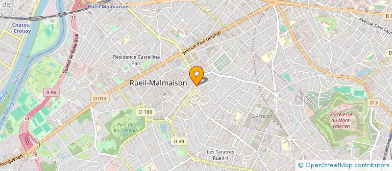 localisation de l'entreprise MADAME CAROLINE BELIN à RUEIL-MALMAISON