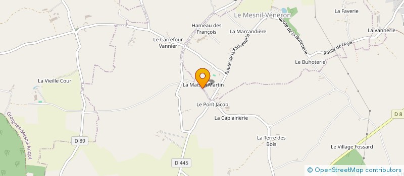 localisation de l'entreprise MADAME CAROLINE BELLEMENT  LE MESNIL-VENERON