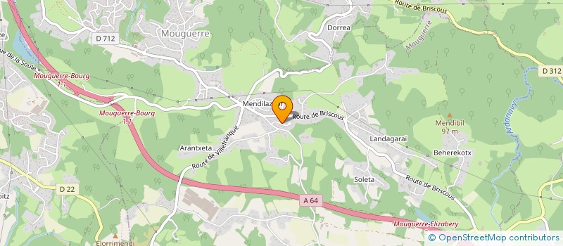 localisation de l'entreprise MADAME CAROLINE BELLENGER à MOUGUERRE