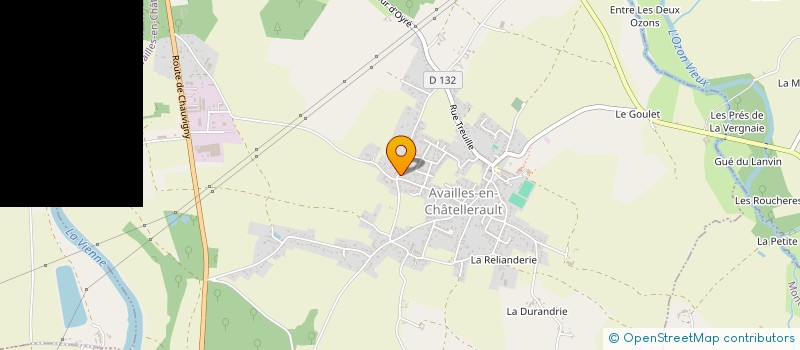 localisation de l'entreprise MADAME CAROLINE BELLEVILLE  AVAILLES-EN-CHATELLERAULT