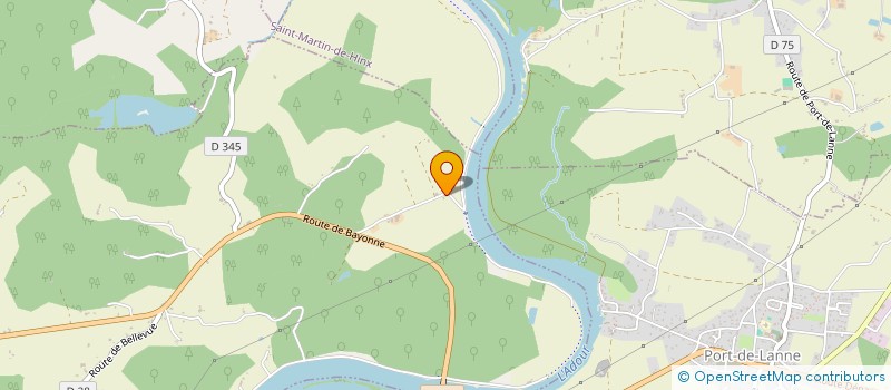 localisation de l'entreprise MADAME CAROLINE BELLOCQ  SAINTE-MARIE-DE-GOSSE