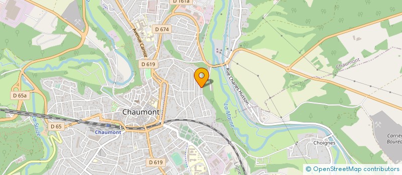 localisation de l'entreprise MADAME CAROLINE BELLORTI  CHAUMONT