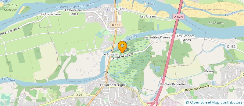 localisation de l'entreprise MADAME CAROLINE BELOUIN  SAINT-JEAN-DE-LA-CROIX