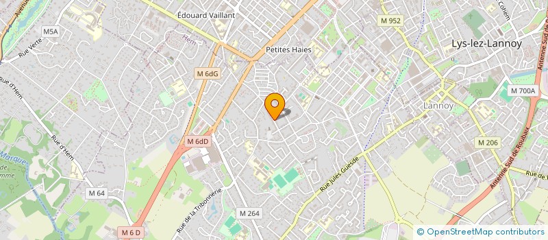 localisation de l'entreprise MADAME CAROLINE BEN SAAD  HEM