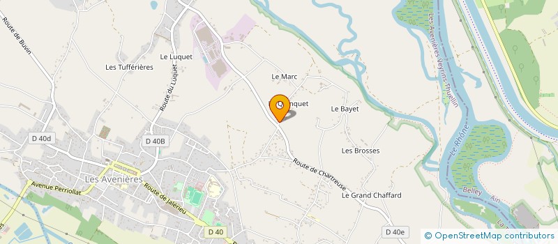 localisation de l'entreprise MADAME CAROLINE BENADY  LES AVENIERES VEYRINS-THUELLIN