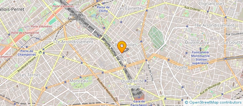 localisation de l'entreprise MADAME CAROLINE BENARD  PARIS