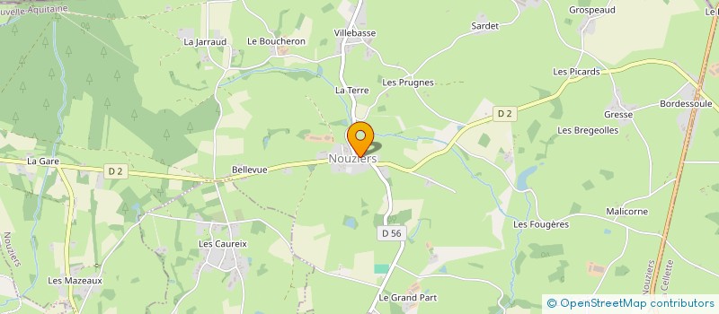 localisation de l'entreprise MADAME CAROLINE BENARD  NOUZIERS