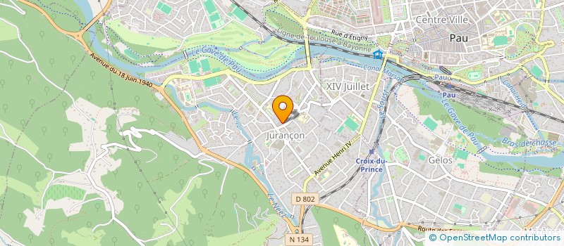 localisation de l'entreprise MADAME CAROLINE BENGUE  JURANCON