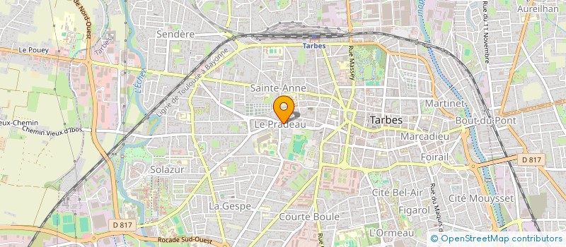 localisation de l'entreprise MADAME CAROLINE BENITO  TARBES