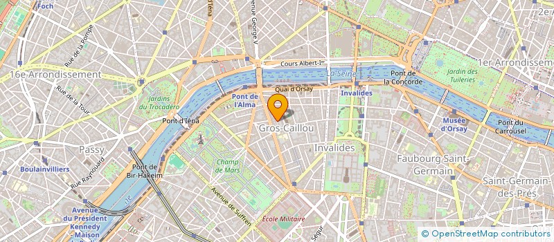 localisation de l'entreprise MADAME CAROLINE BENQUET  PARIS