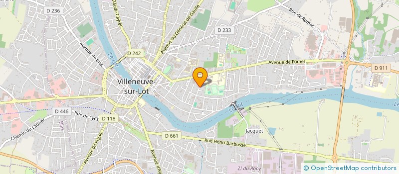 localisation de l'entreprise MADAME CAROLINE BERARD-ASTIC  VILLENEUVE-SUR-LOT