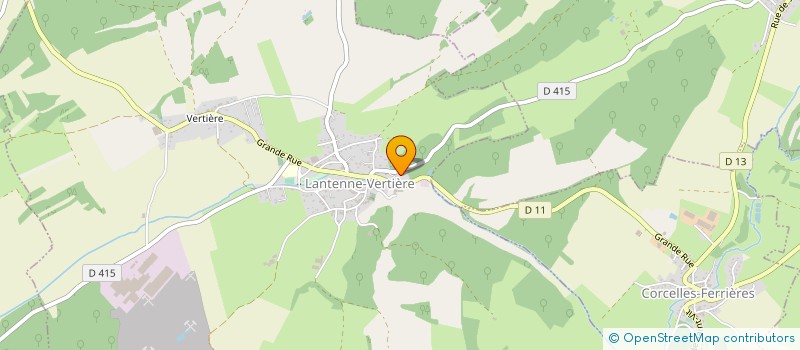 localisation de l'entreprise MADAME CAROLINE BERBETT à LANTENNE-VERTIERE